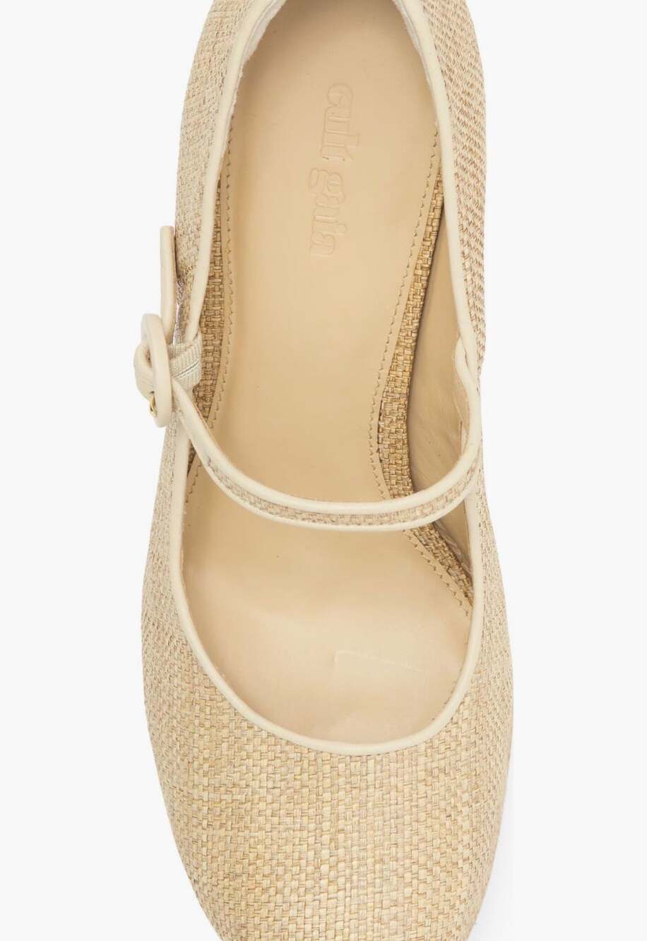 Cult Gaia Angelou Mary Jane Platform Pump natural color Nude brand new size 5 - Picture 3 of 12